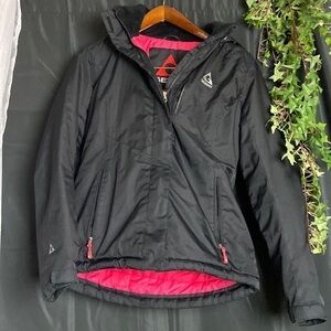 Gerry Black Jacket Removable Hood